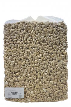 20 kg Organic Cashew Kernels Prime Grade